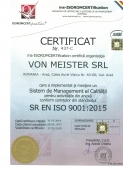 Certificat ISO 9001 2015