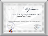 Locul 2 in Top Profit Romania 2012